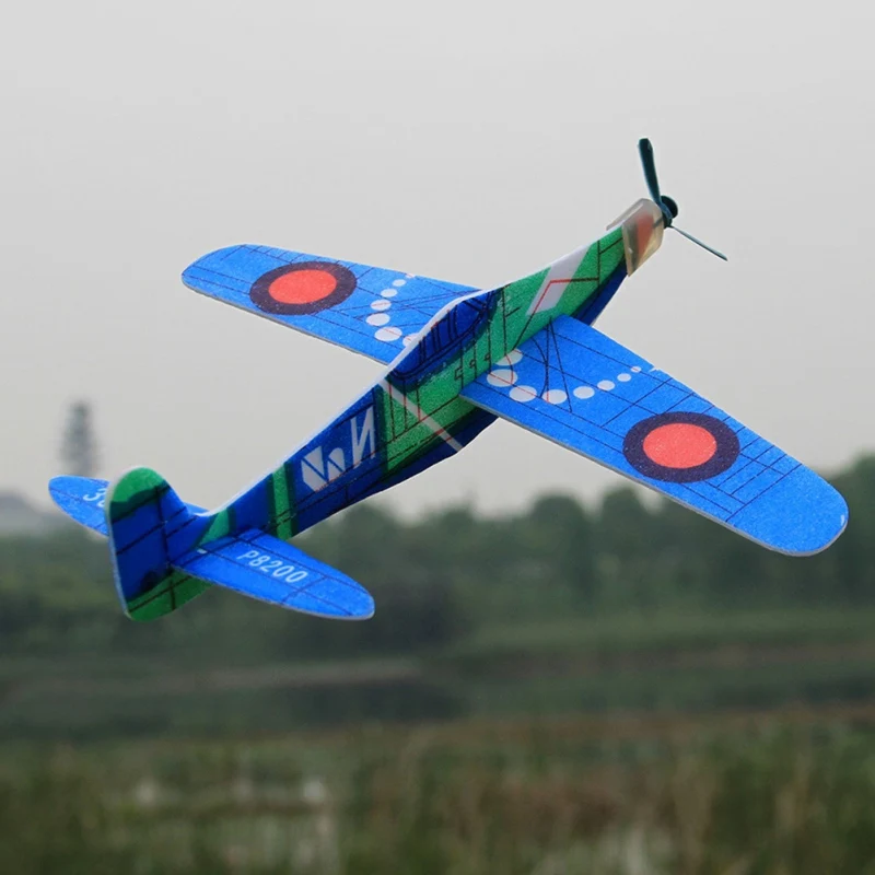 Avion à Lancer à la Main pour Enfant, 12 Pièces, Jouet en Mousse, Remplisseur de Sac de ix, Jeu