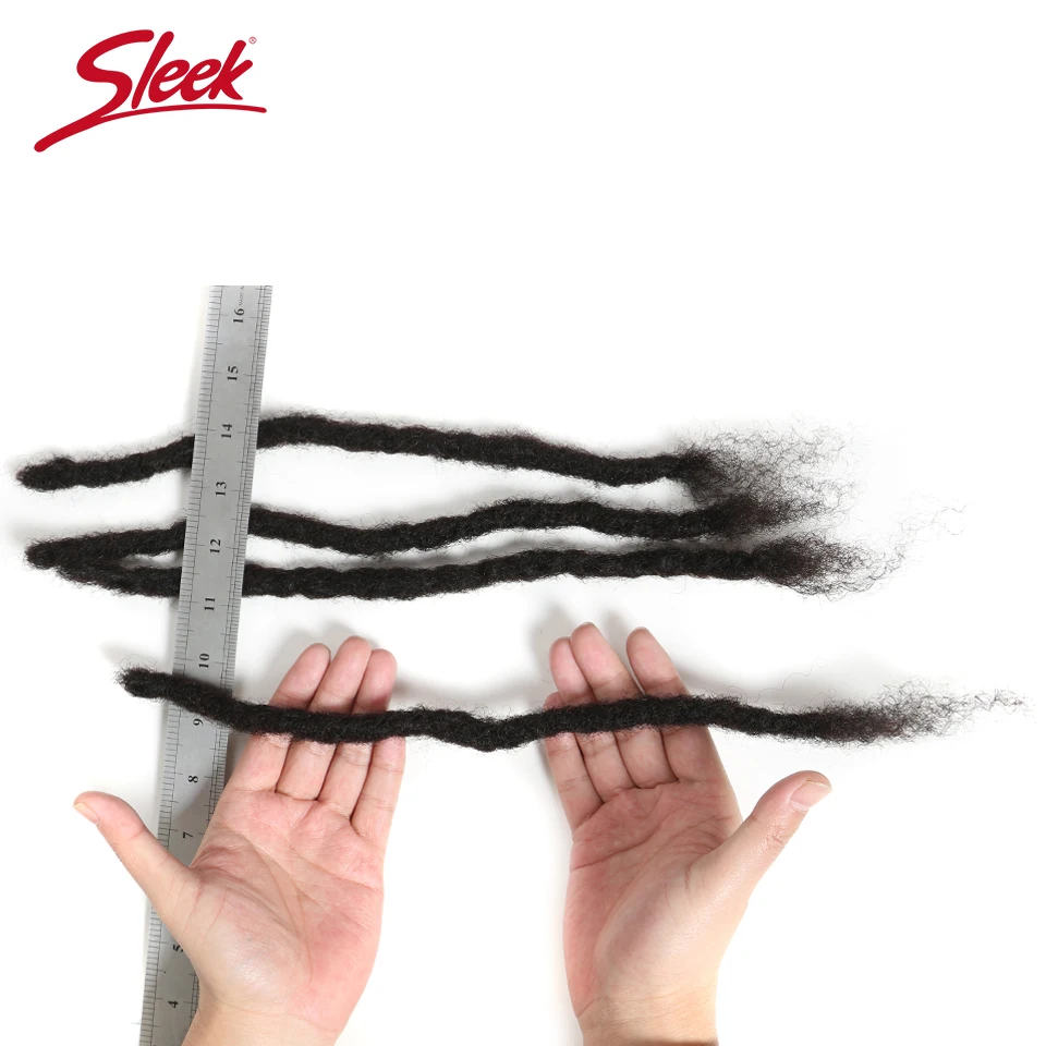 Sleek Dreadlock-extensiones de cabello humano mongol Remy, extensiones de cabello con 20 hebras de ganchillo, Color ombré 27, 12-20 pulgadas