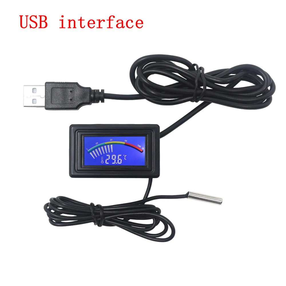 -50~110C  -58~230F LCD Digital Thermometer Temperature Meter for Car Computer Refrigerator Temperature Monitor