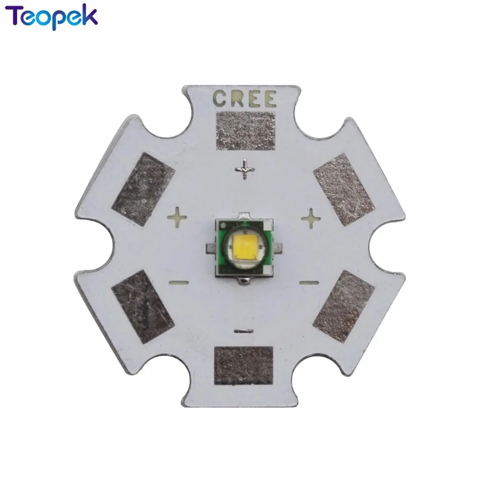 10pcs XP-E XPE R3 Q3 1W 3W LED Emitter Light White Green Warm White Red Blue Yellow 450nm 8/12/14/16/20mm Base Free Shiping