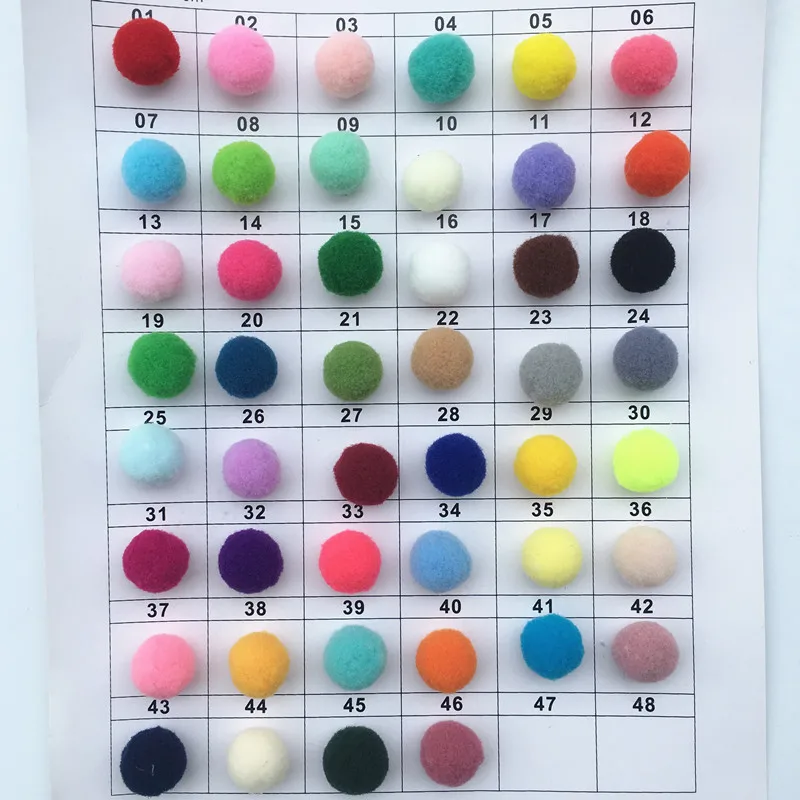 100 pz/pacco 25 millimetri Pompon Mix di colore Rosa/grigio Pompon di Pelliccia FAI DA TE Morbido Pom Poms Balls Cerimonia Nuziale/Complementi