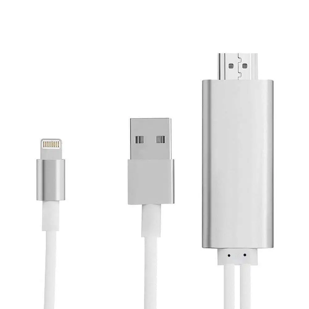 Lingthing-محول فيديو رقمي إلى HDMI ، AV ، لجهاز iPad Air ، iPhone 7 ، 7 Plus ، iPad Mini ، TV ، HD