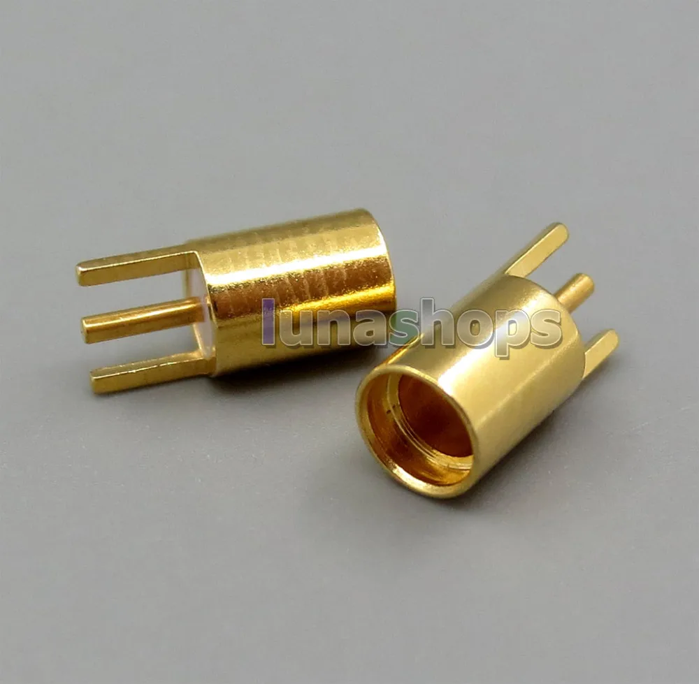 LN005347 Female MMCX Port Socket Earphone Pins Plug wihtou slot For DIY Custom Shure JH Audio  1964 ears UE etc.