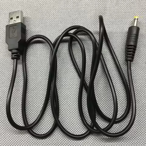 FZQWEG 10 PCS Cable For PSP 1000 2000 3000 USB Charging Cable USB To DC 4.0x1.7mm Plug 5V Power Charge Cable Cord