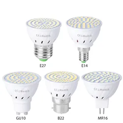 LED GU10 Spotlight Bulb Corn Lamp MR16 Spot light Bulb LED  220V E27  Led E14 led maison B22