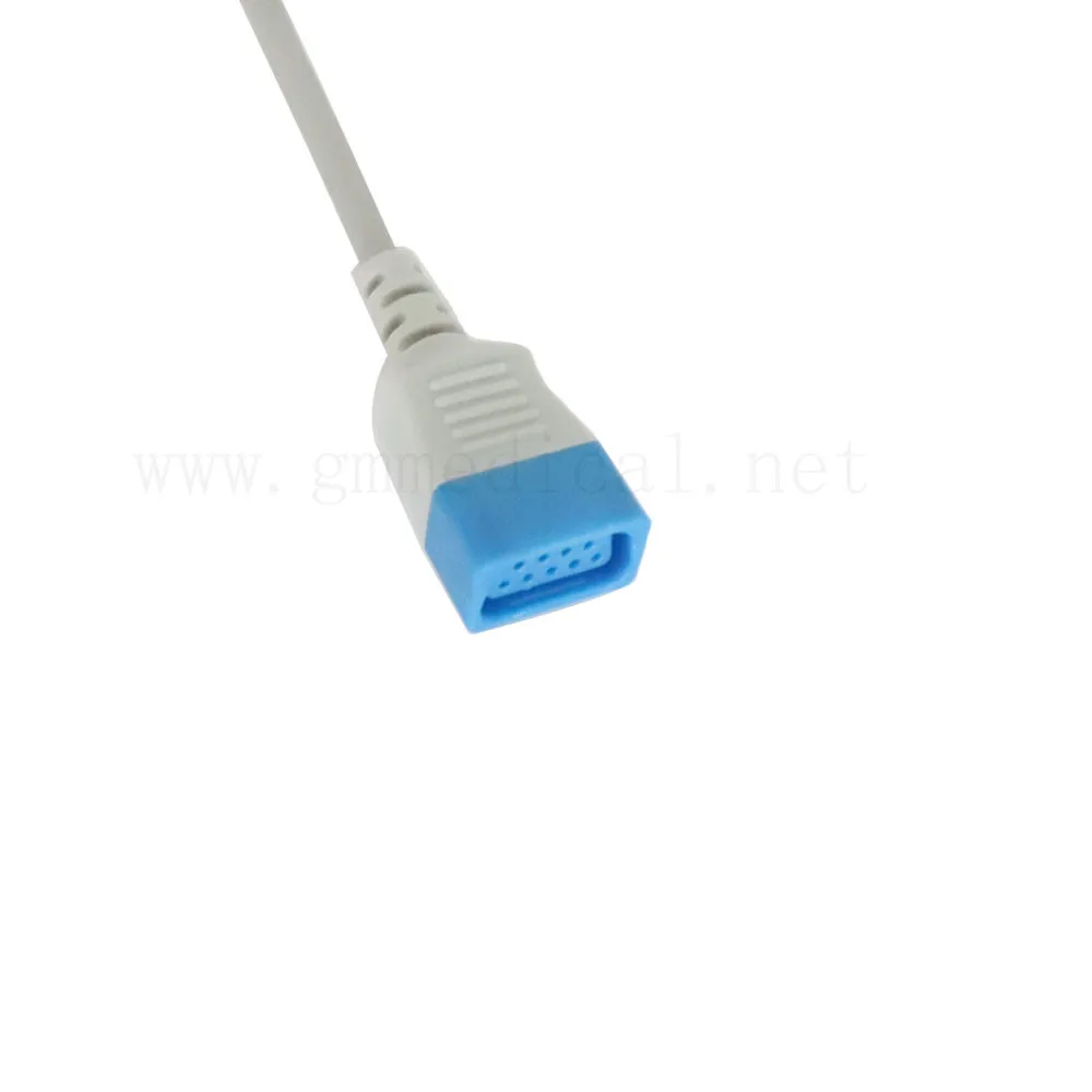 Spo2 adapter cable , 11pin - DB9 female , 2.5M,Compatible with GE- Datex-Ohmeda Trusignal.