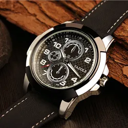 YAZOLE Top Brand Men's Watch Luminous Sport Wristwatch Fashion Leather Watches For Man Clock relogio masculino erkek kol saati