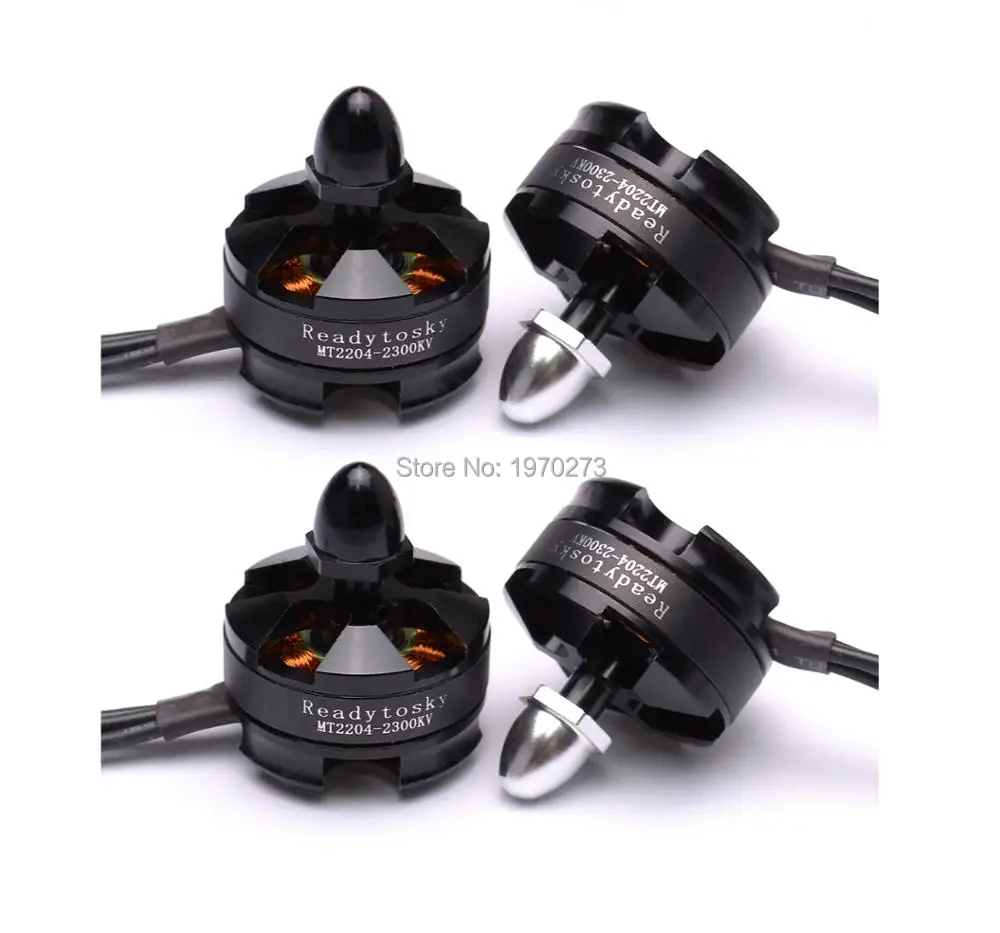 4pcs/lot MT2204 2300kv Brushless Motor CW CCW for Mini 200 210 230 250MM Quadcopter