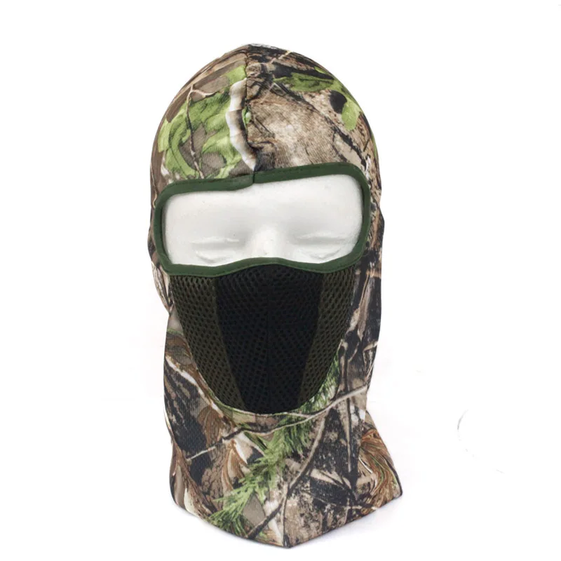 Neck Hoods Full Face Mask Camouflage Mask Scarf  Hunting Hat Winter Hunting Bionic Protective Headgear Outdoor Masked Cap