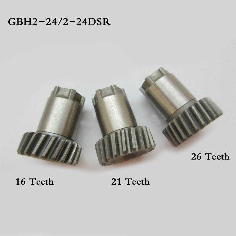 

Electric hammer drive gear, 1# gear 21/26/16 teeth Gear parts for Bosch GBH2-24 GBH2-24DSR, Power tool accessories