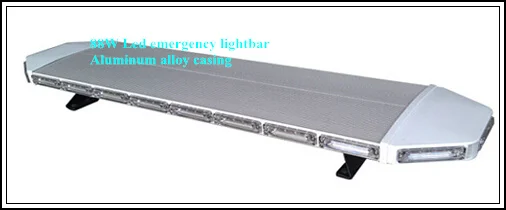 120cm 88W Led car emergency lightbar,strobe warning light for police ambulance fire engine truck,Aluminum casing,waterproof