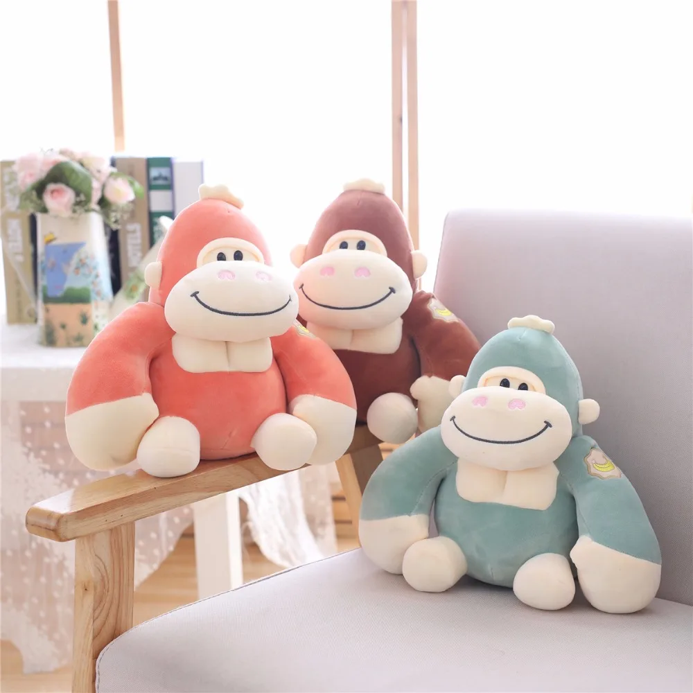 Soft Plush Simulation Gorilla Orangutan stuffed Doll Toys Birthday Gift Home Shop Decor