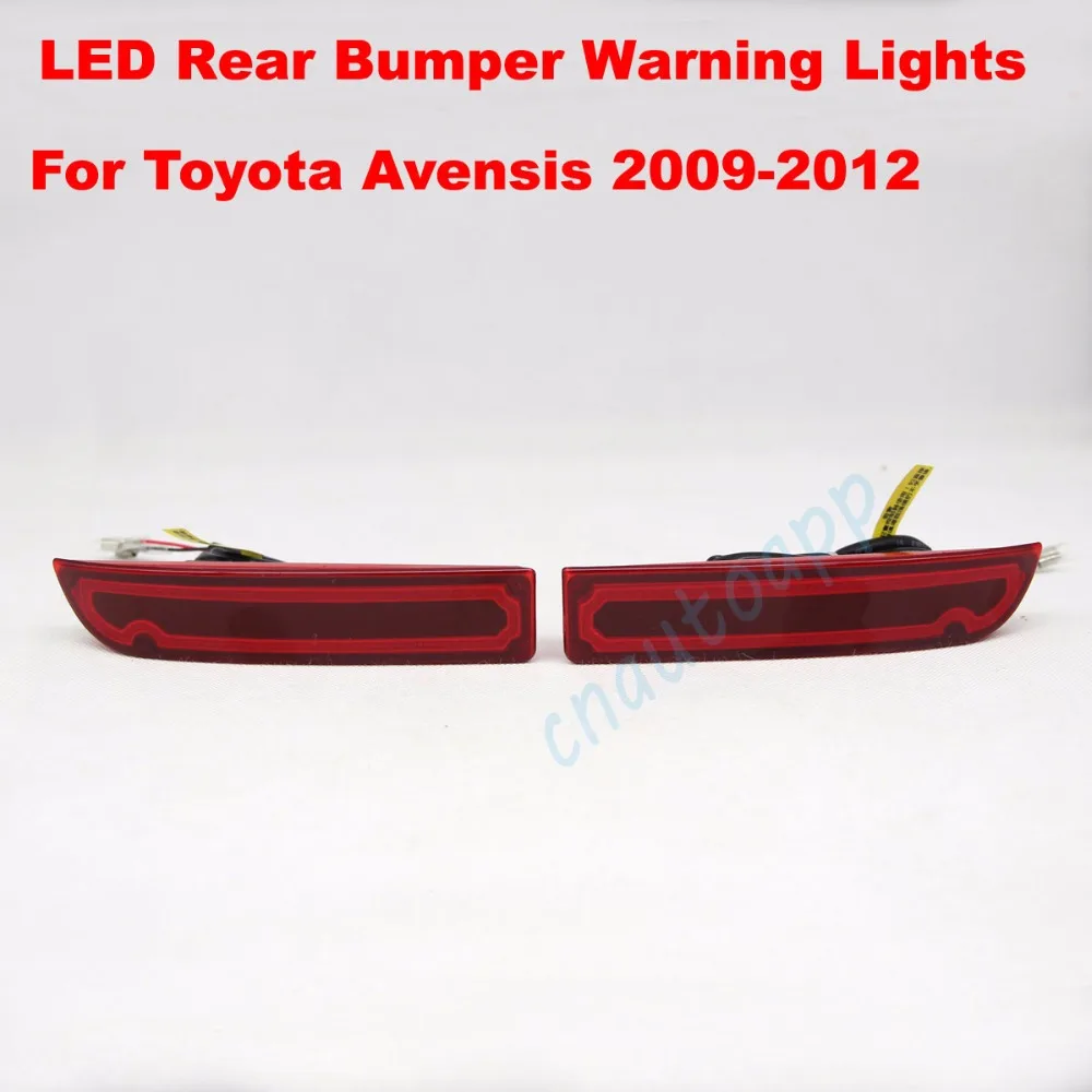 LED Rear Bumper Warning Lights Car Brake Lamp COB Running Light LED Turn Light For Toyota Avensis 2009-2012  (One Pair)