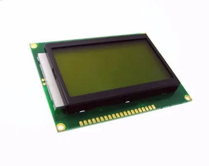 10pcs 128*64 DOTS LCD Module 5V Yellow and Green Screen 12864 LCD with Backlight ST7920 Parallel Port