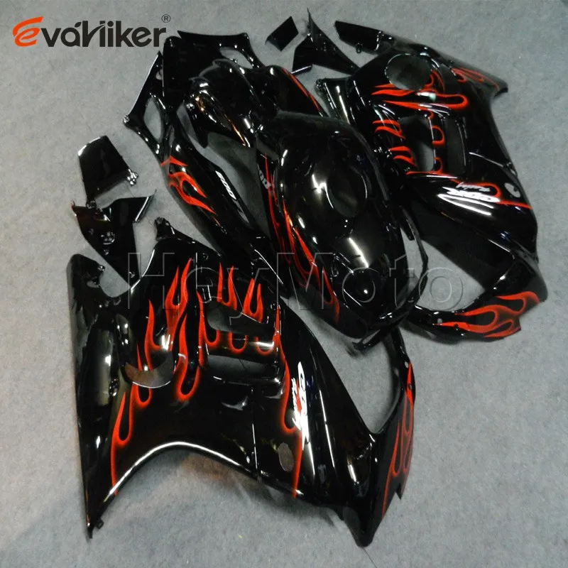 

motorcycle cowl Full fairing kits for CBR600F3 1997 1998 CBR600 F3 97 98 ABS motorcycle fairing Painted red flames