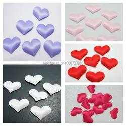 100pcs 20mm Padded Felt Heart Applique/Sewing/wedding decoration/Trim DIY A07