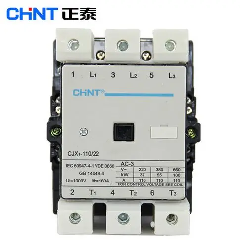 Contator da C.a. do ce 3tf50 da Chint Original Cjx1110 22 380v 220v 110v 36v 24v ce 3tf50 do