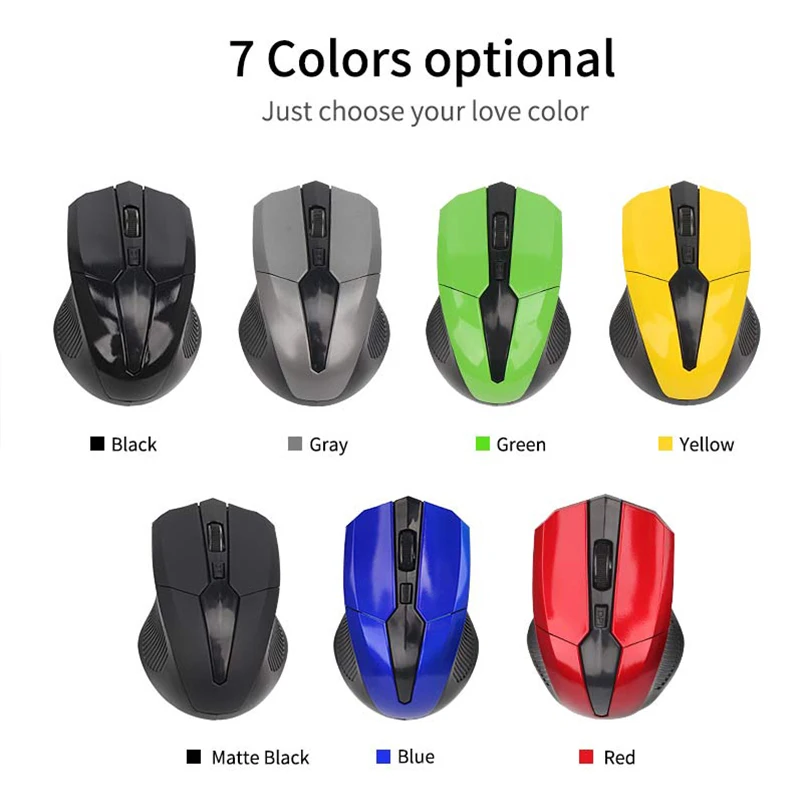 2.4G Wireless Mouse Super Slim Optical Wireless Mouse USB 2.0 Receiver Right Scroll Mice For PC Laptop Notebook Video Game Mouse
