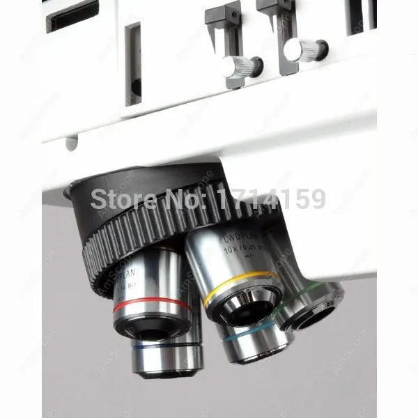 Microscopio metallurgico-AmScope Forniture 50X-2500X Bright & Darkfield Polarizzazione Microscopio Metallurgico + 10MP Fotocamera
