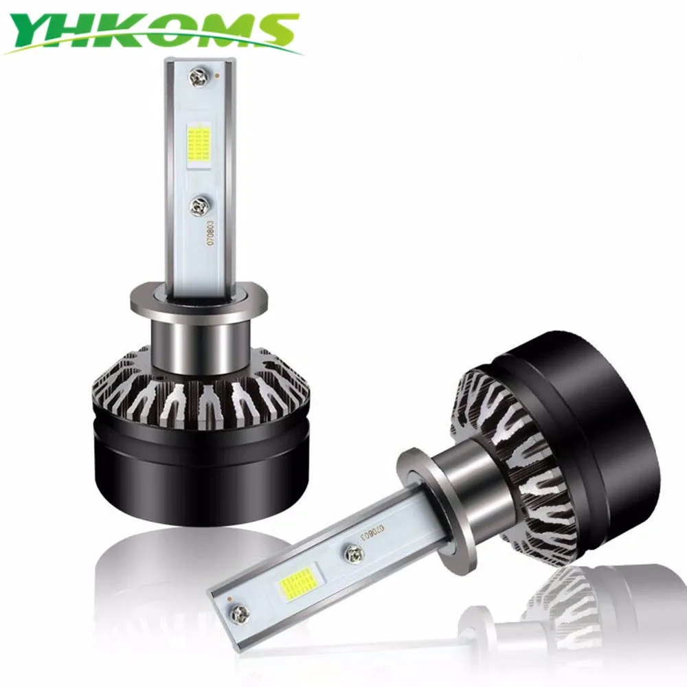 YHKOMS H1 LED H3 Car LED Headlight H4 H7 9005 HB3 9006 HB4 H8 H9 H11 9012 Lampada H1 LED Lamp Fog Light For Car 12V 6000K White