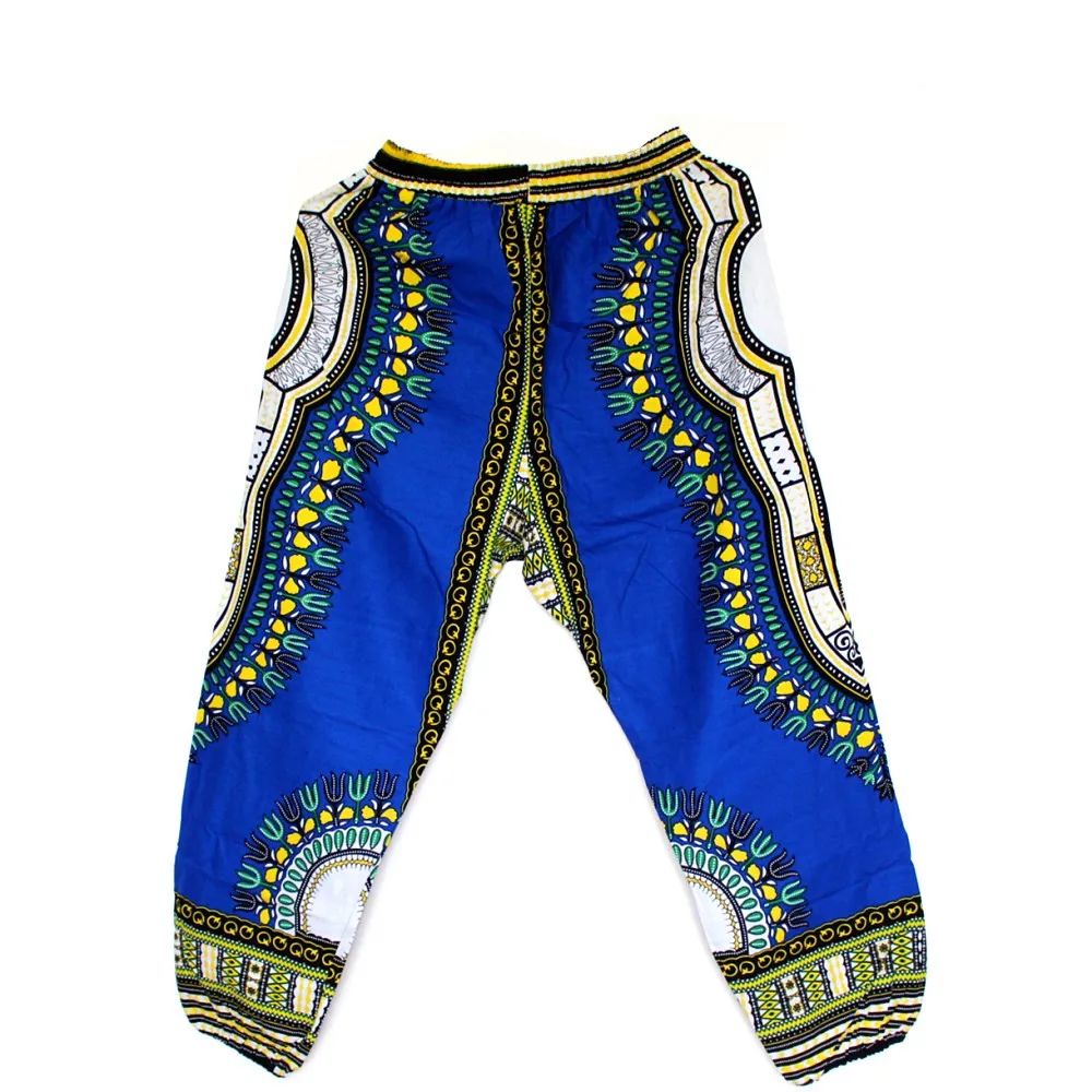 African Dashiki Print Trouser Design women Pants Traditional African Clothing Print Dashiki Fabirc Pants For Women And Men