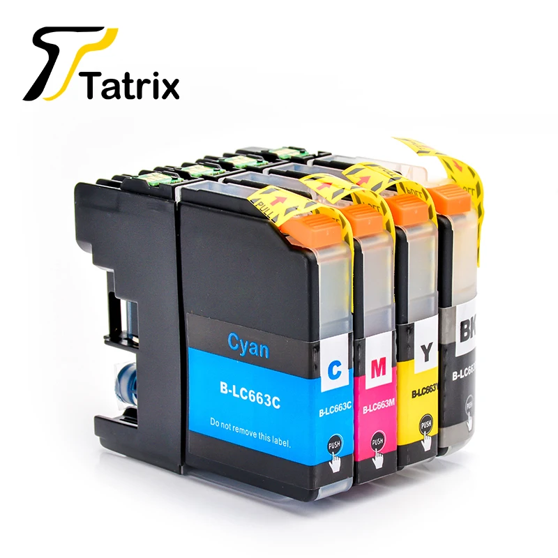 Tatrix For Brother LC663 LC663BK B-663 compatible Ink Cartridge For Brother MFC-J2320 J2720 Printer