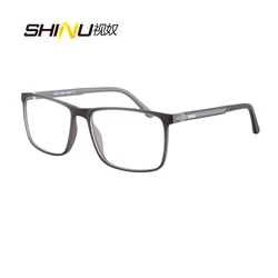 Men Reading Glasses Anti Blue blocking Multifocal Progressive Reader TR90 Frame spring hinge magnifier leesbril presbicia custom