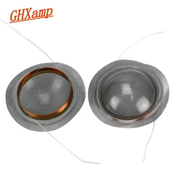 GHXAMP 28mm Core Treble Voice Coil Crystal Diaphragm Black Translucent Film Tweeter Speaker repair 1Pairs