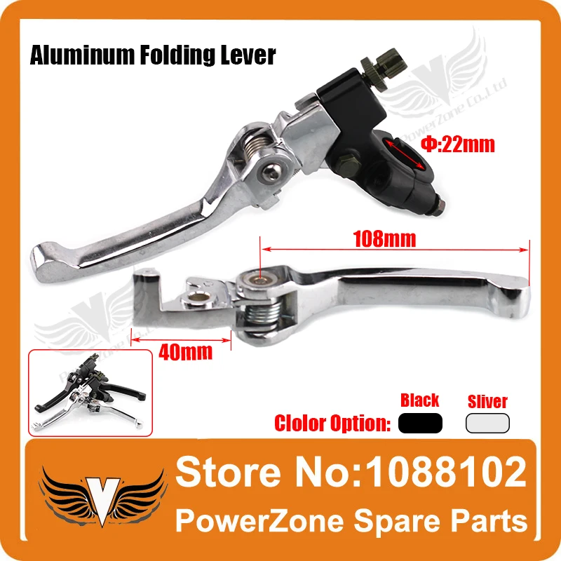 Aluminum Alloy Folding Clutch lever Brake Lever Fit To CRF KLX Apollo Xmotos Kayo Pit Dirt Bike Parts Free Shipping!