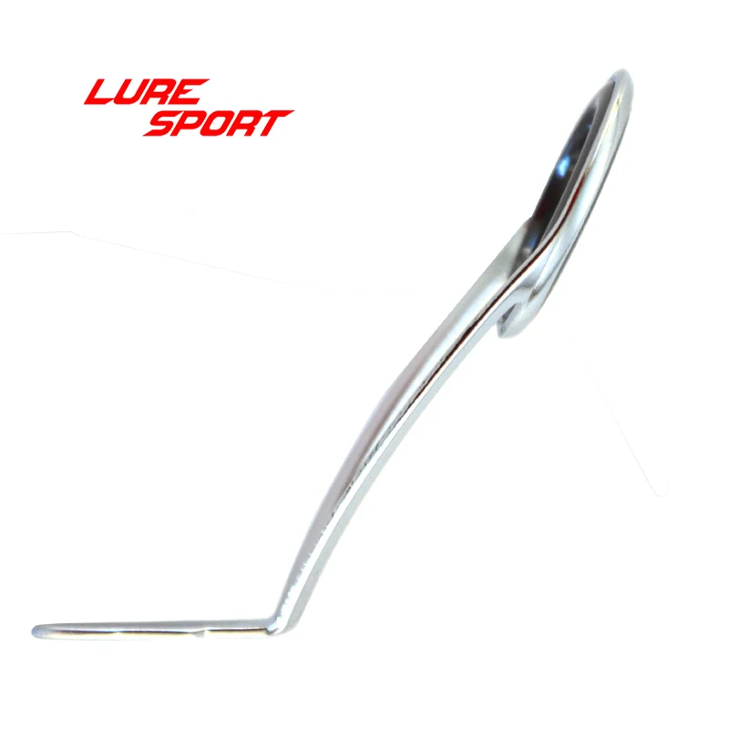 LureSport KLH KL-M KL-L دليل 10 قطعة الفضة مات رمادي إطار فولاذي حلقة سوداء قضيب بناء مكون إصلاح ملحق ذاتي الصنع