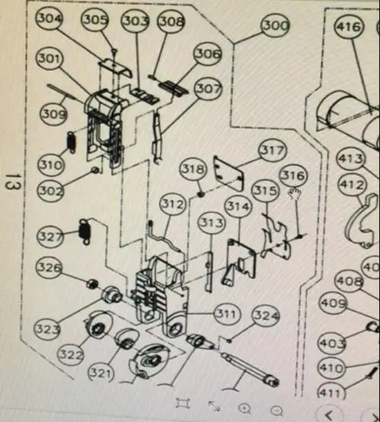 الدوار التلقائي الشريط موزع RT-3700 الغيار 300