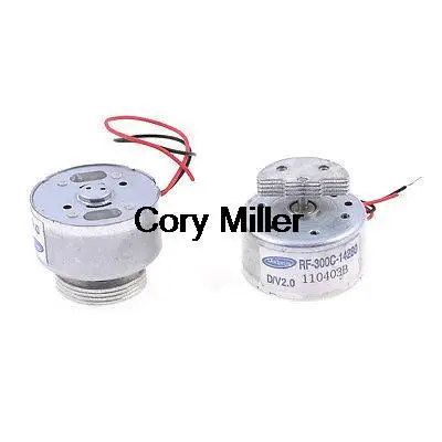 2 Pcs DC 2V 1700RPM Load Speed Round Micro Vibration Motor for RC DIY