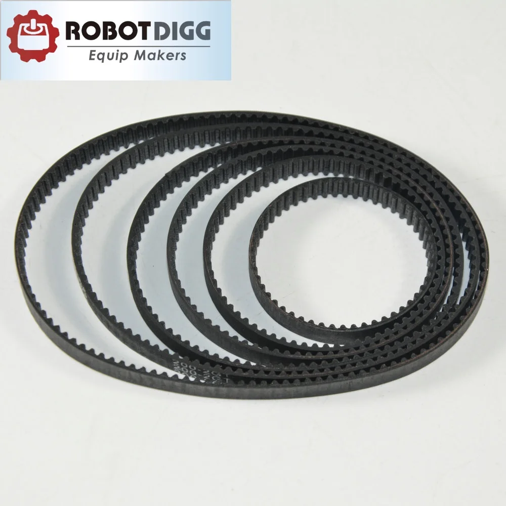 Free shipping, 2GT Endless Timing Belt, 406mm Length, 6mm Width,406-2GT-6