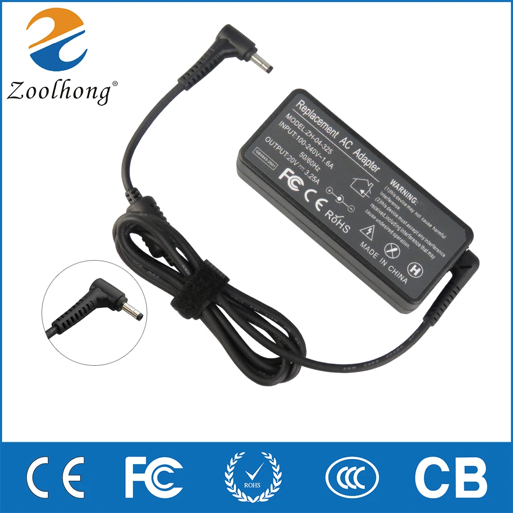 

20V 2.25A 3.25A 45W 65W 4.0*1.7mm AC Laptop Charger For Lenovo Ideapad 100S-14 15 Yoga510 710s 310S-14 110 100 Flex 4 5A10K78750