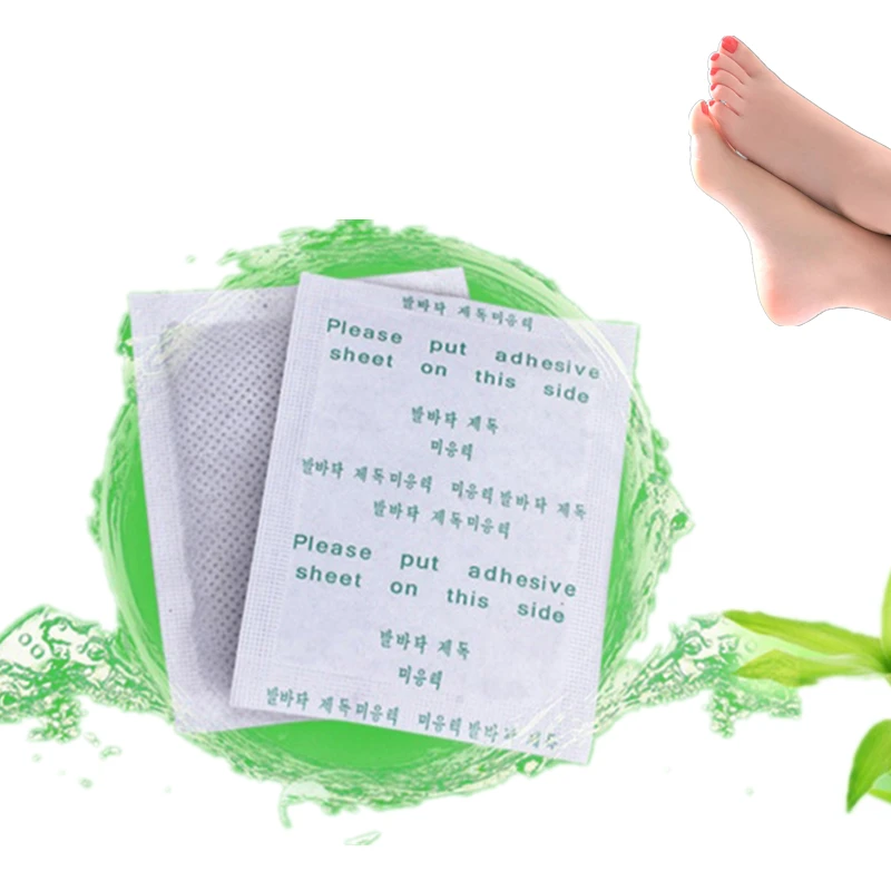 

10pcs/box Disposable Original Herbal Foot Detox Patch Wood Vinegar Feet Care Medical Patches Pads Keep Foot health