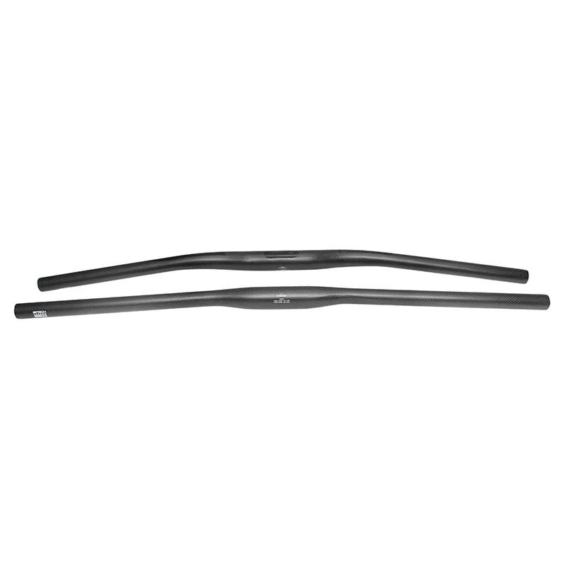 Kierownica rowerowa górskiego typu ULLICYC, w całości z włókna węglowego 3K, płaska, pozioma, karbonowa, części do rowerów MTB, 31.8*580-720mmCB440 — zdjęcie 3