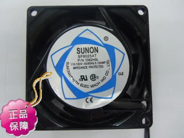 NEW SUNON SF8025AT ball bearing 8025AC110V ATX cooling fan