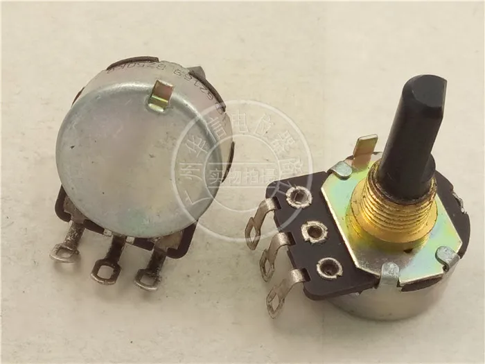 Original new 100% G2101 16 Type single potentiometer C500R B250K thread 8MM axis length 20MMF (SWITCH)