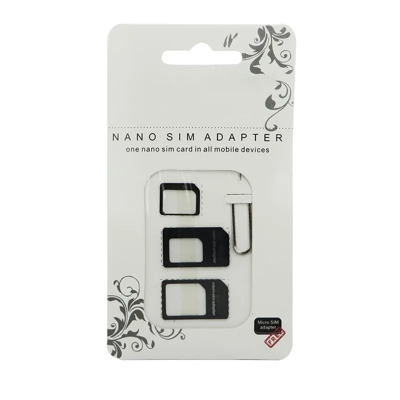 Micro Nano SIM Adapter Bộ Kết Nối Cho iPhone 5 6 7 Plus 5S Xiaomi Redmi Note 4 Tất Cả điện Thoại Chuẩn SIM Giá Đỡ