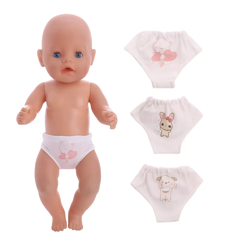 New arrives hand-made underwear fit 18 inches  doll or 43 cm  -, Children best Birthday Gift