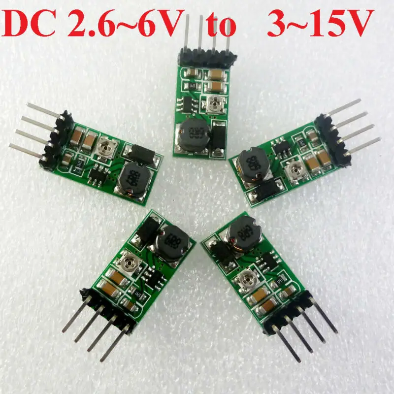 3V 3.3V 3.7V 4.5V To 5V 6V 9V 12V 15V Power Supply Module DC Boost Adjustable Converter For Wifi