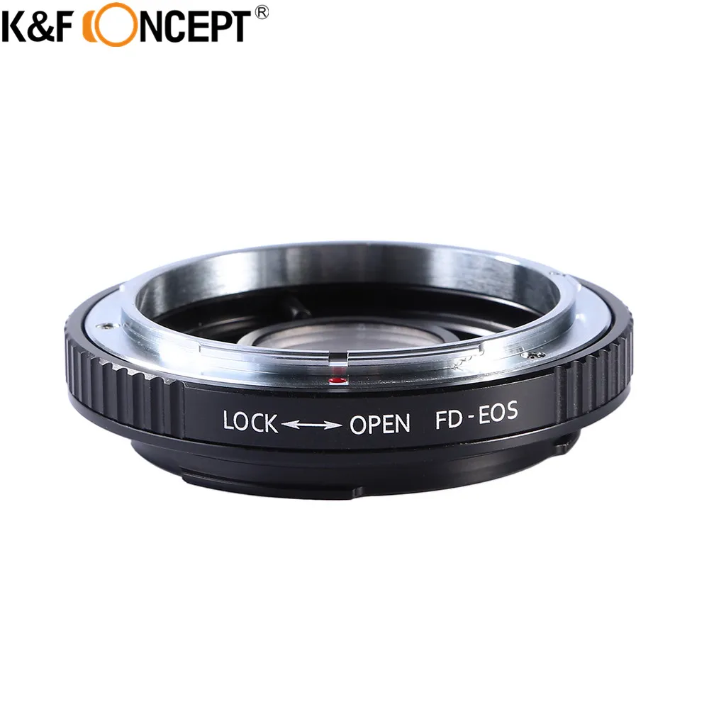 K&F CONCEPT FD lens to EOS EF Camera Mount Lens Adapter Ring for Canon FD Lens to for Canon EOS EF Camera Mount Lens