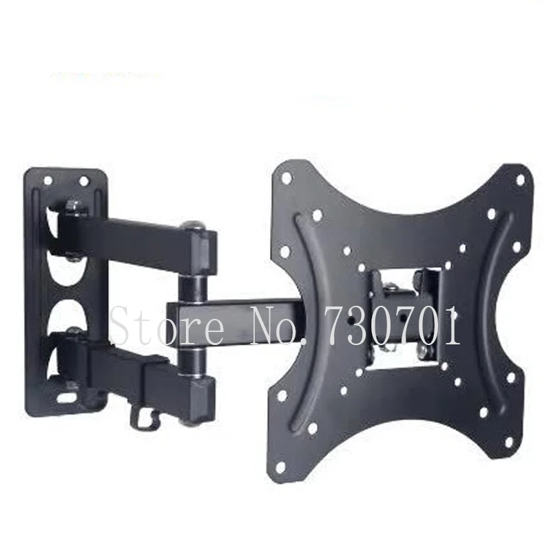 Full Motion LCD Bracket Rotating TV Stand Wall TV Mount Retractable TV Arm Fit for 10