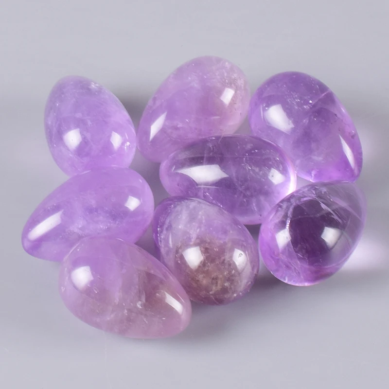 Amethyst Yoni Egg Natural Stone Eggs 30*20 mm Crystal Mineral Ball Kegel Exercise Pelvic Floor Muscle Vagina Woman Health Care