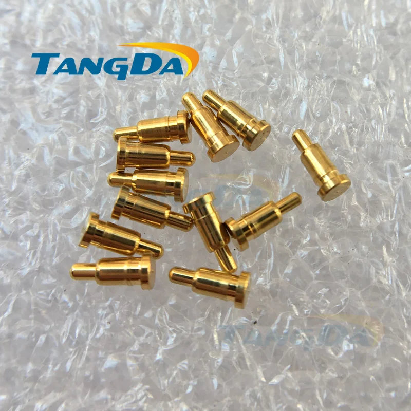 Tangda 1000pieces 2*4.5mm D 2*4.5 spring probe PCB test pin High current Guide locating pin Pogo pin for charging connector A.