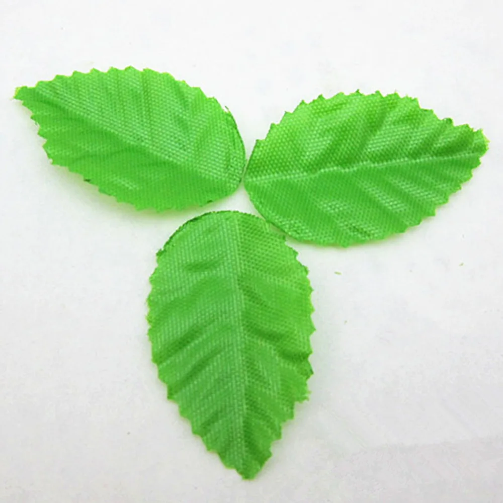 

200pcs Gold Tree Leaf Artificial Flowers Leaves For Wedding Home Decoration Needlework DIY Fleurs Scrapbooking Craft Accessories