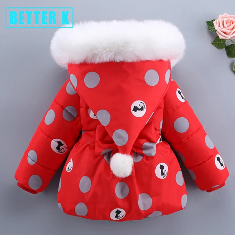 Children Coat Baby Girls Winter Coat Girl\'s Warm Baby Jacket Winter Outerwear Thick Kids Girl Clothing Girl Winter Jacket Coat