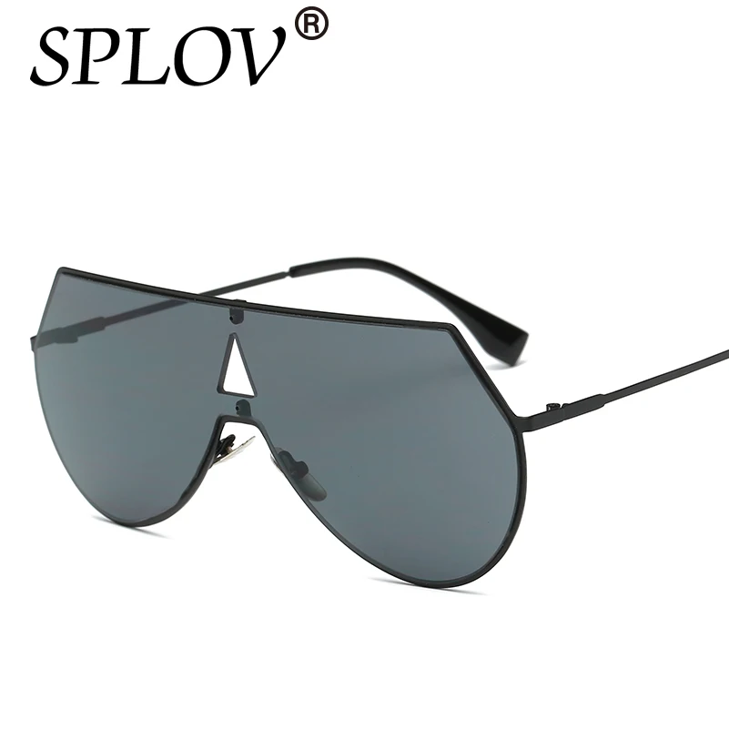 

Siamese Fashion Men Sunglasses Male Big Frame Colorfull lunettes de soleil homme Brand designer sunglasses with box Metal