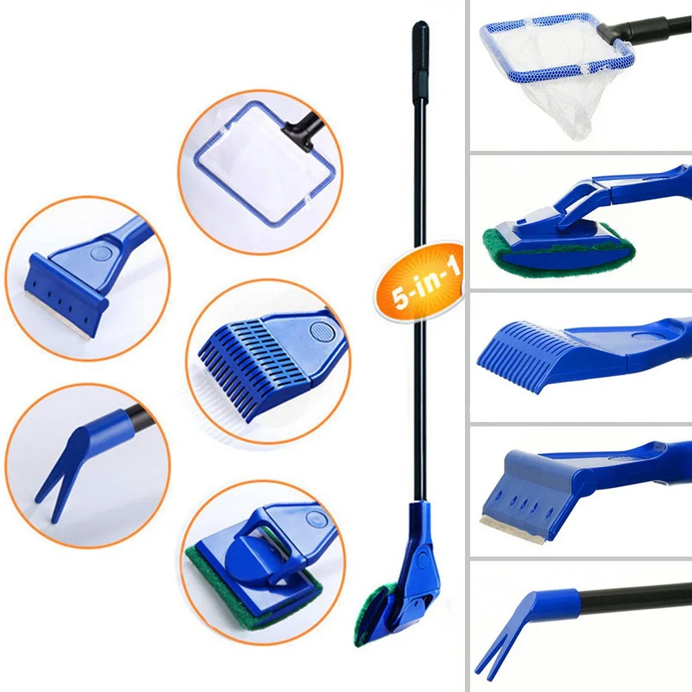 Aquarium Cleaner Magnetic Fish Tank Cleaning Brushes Glass Window Algae Scraper Cleaner Brush Durable Sponge Glass Tool Clean