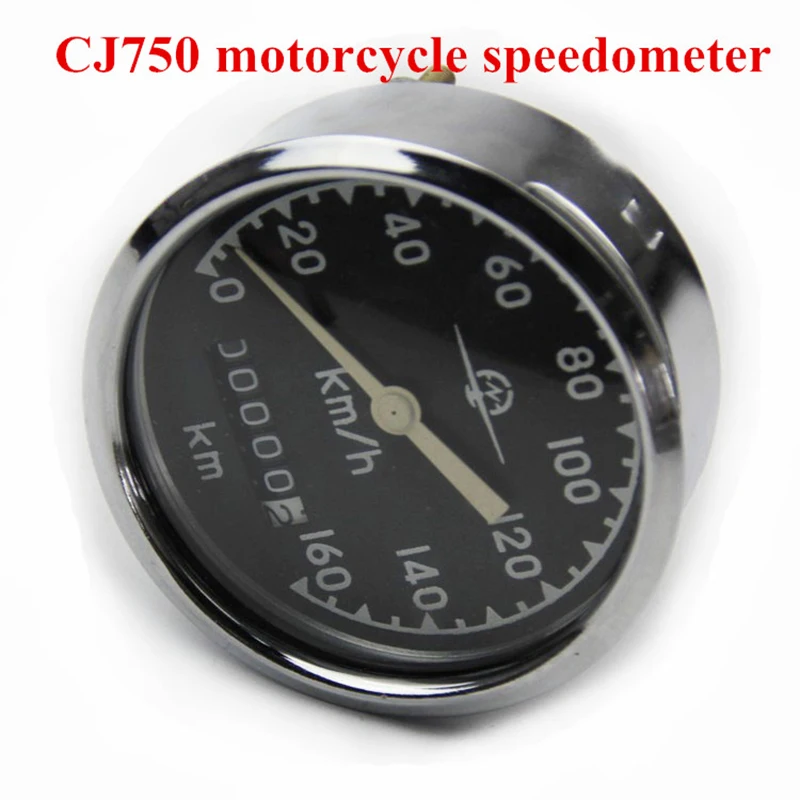 Ural CJ-K750 M72 retro round speedometer original style 0-160 km install at headlight case For BMW R50 R1 R12 R 71